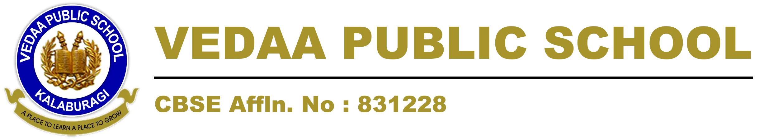 Vedaa public school logo