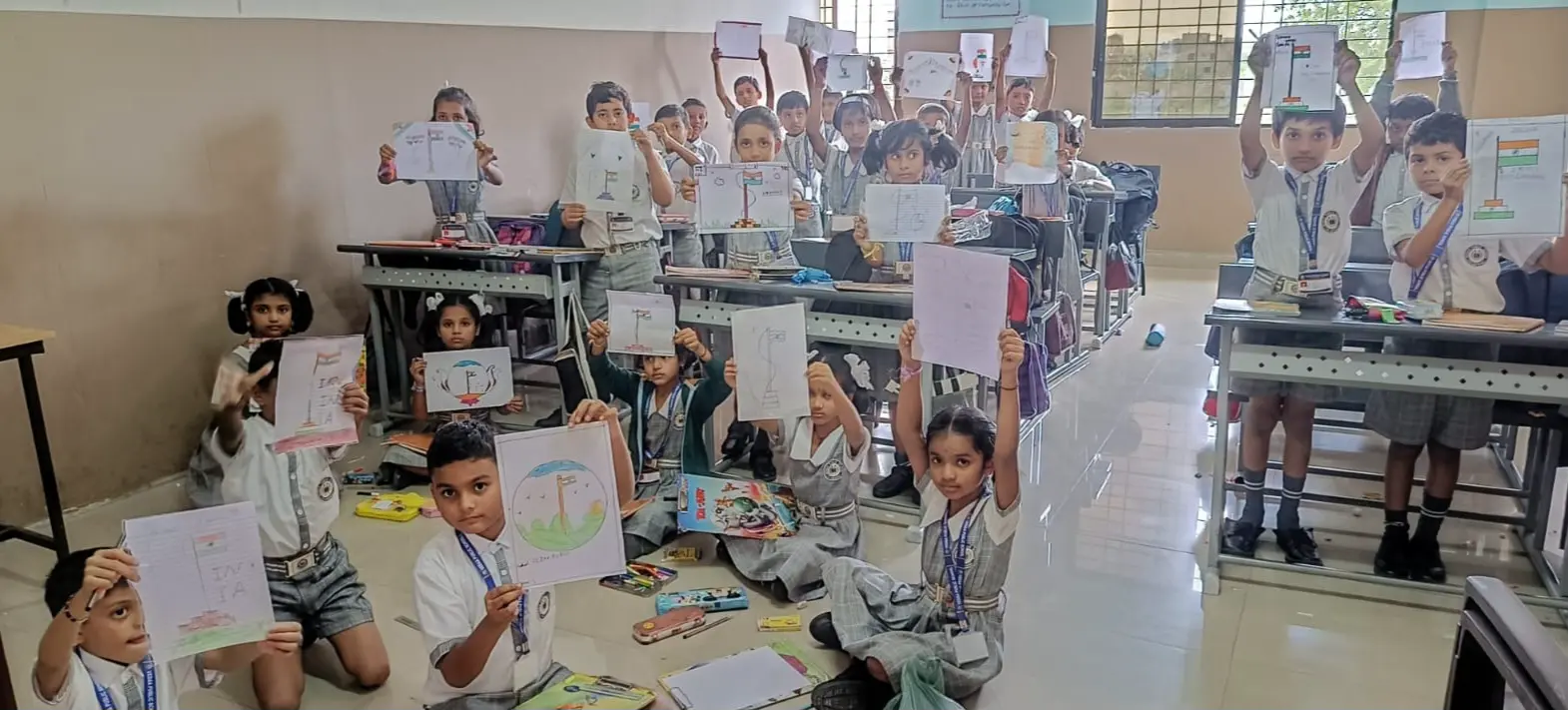 drawing competition in vedaa public school
